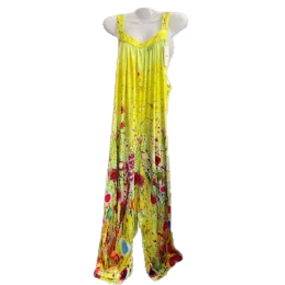 Vibrant Floral Romper Pantalon - Picture 12 of 14